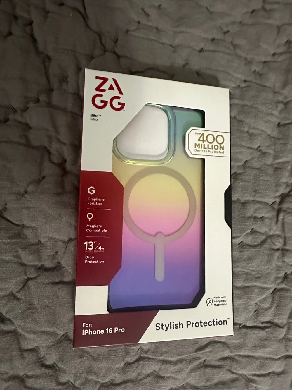 ZAGG Milan Snap MagSafe Case for iPhone 16 Pro — Pastel Gradient